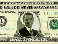 Барак Обама может появиться на однодолларовой купюре